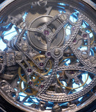 caseback Gerald Genta Perpetual Calendar  Platinum preowned watch at A Collected Man London