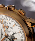 Rose Gold Patek Philippe Perpetual Calendar Chronograph 5970R  preowned watch at A Collected Man London