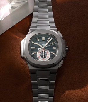 Patek Philippe Chronograph Nautilus 5980A/1A-001 Stainless Steel preowned watch at A Collected Man London