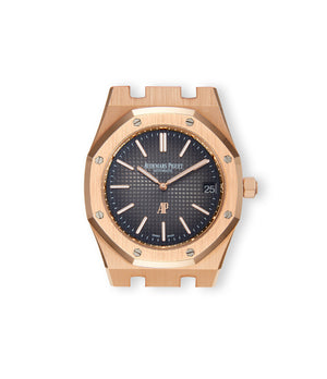 buy Audemars Piguet Royal Oak Jumbo 16202OR Rose Gold preowned watch at A Collected Man London