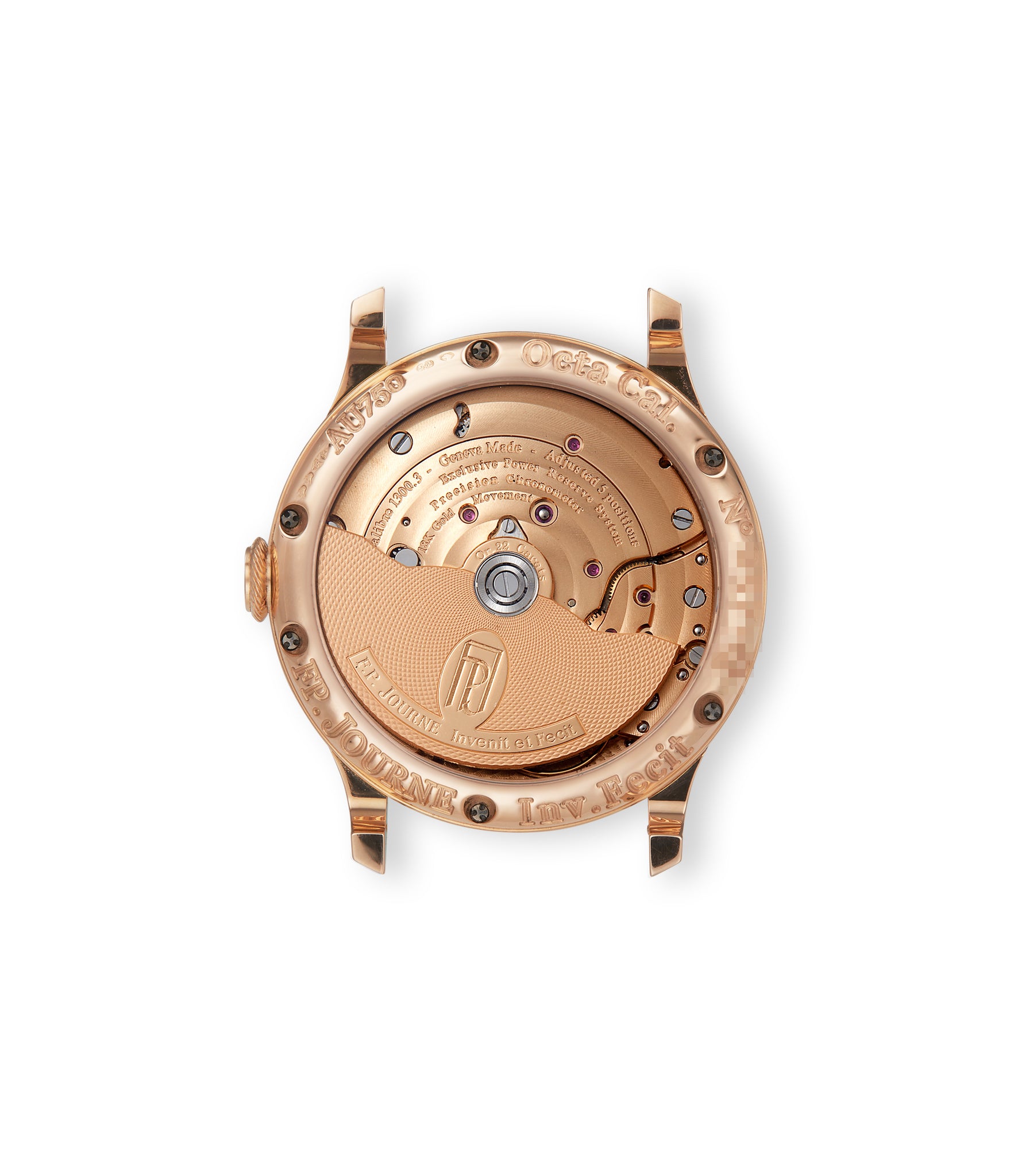 caseback F. P. Journe Octa Calendrier  Rose Gold preowned watch at A Collected Man London