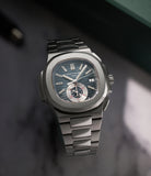 Stainless Steel Patek Philippe Chronograph Nautilus 5980A/1A-001  preowned watch at A Collected Man London
