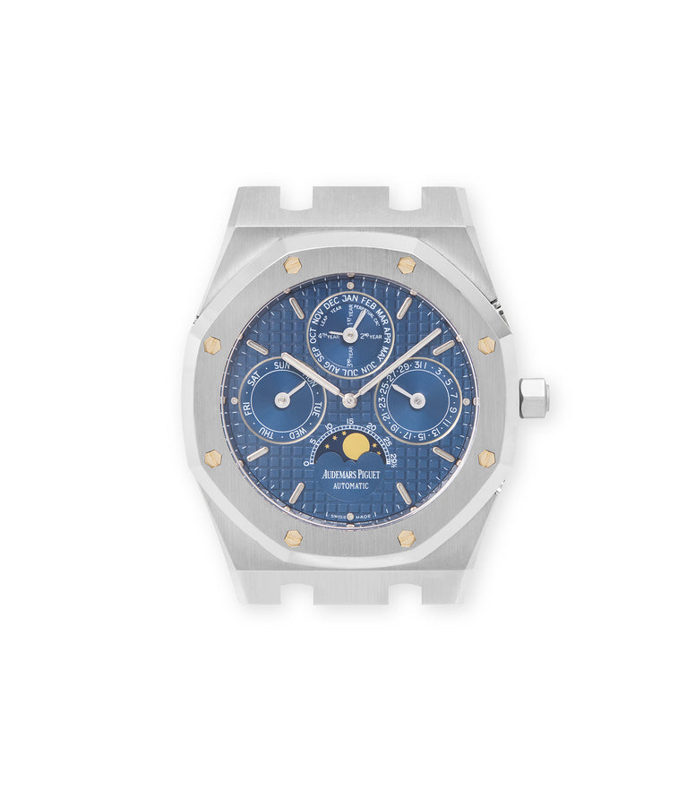 Perpetual Calendar | 25820ST | Stainless Steel Audemars_Piguet_Perpetual_Calendar_Cosmos_dial_25820ST_OO_0944ST_05_stainless_steel_A_Collected_Man_London_Thumbnail_00.jpg A Collected Man london