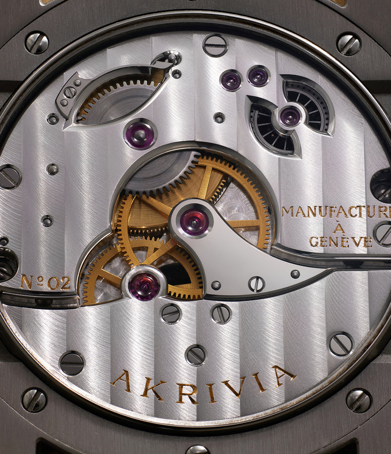 AKRIVIA Collectors Guide | AK-01 Calibre | Rexhep Rexhepi | Case back