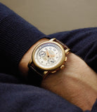 on the wrist A. Lange & Söhne 1815 Chronograph  Rose Gold preowned watch at A Collected Man London