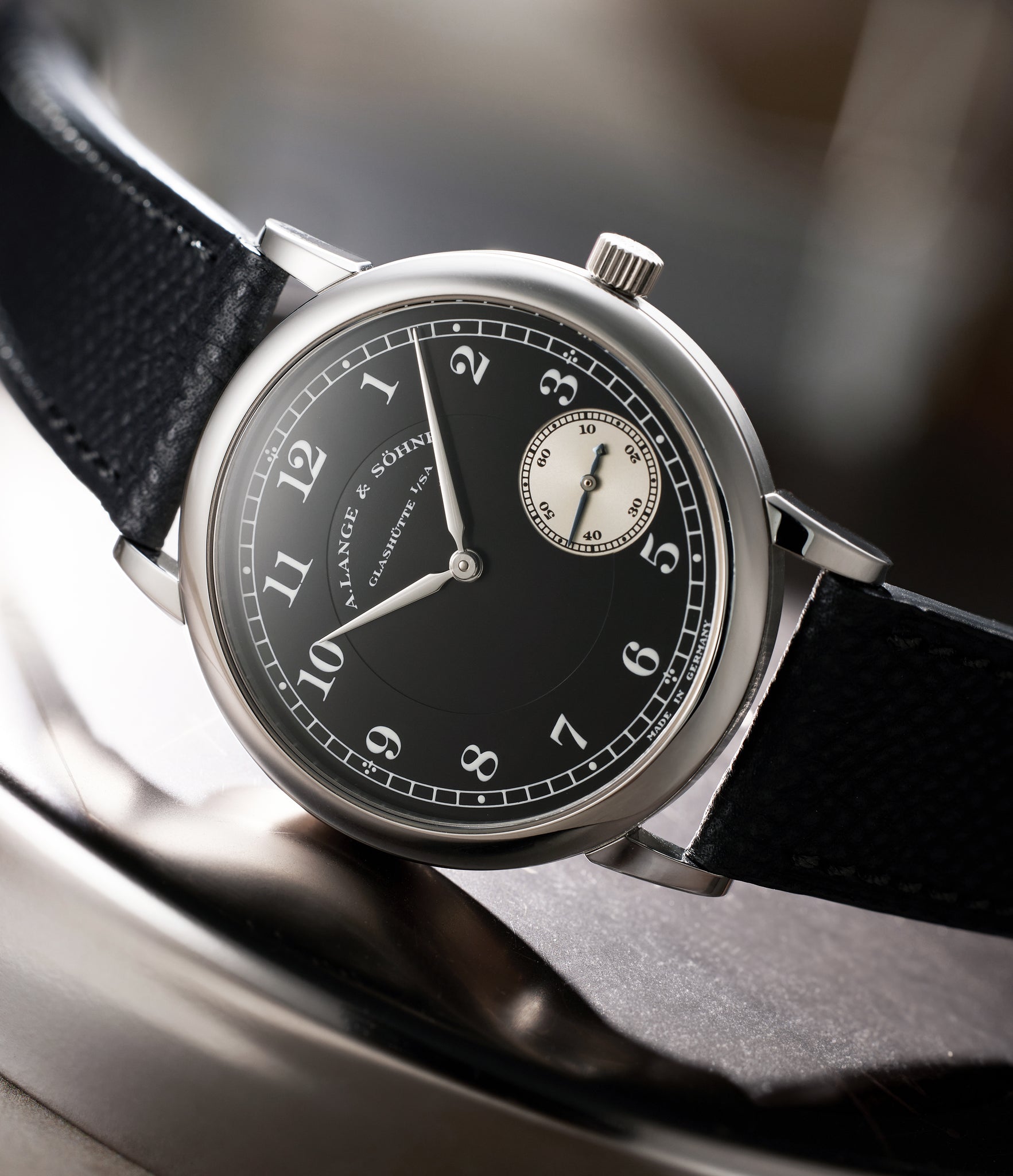 A. Lange & Söhne 1815 Side Step Wempe 222.049 Platinum preowned watch at A Collected Man London