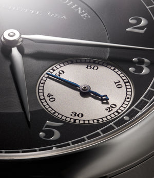 selling A. Lange & Söhne 1815 Side Step Wempe 222.049 Platinum preowned watch at A Collected Man London