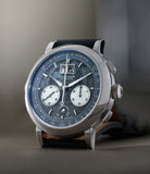 Platinum A. Lange & Söhne Datograph Up/Down Lumen 405.034  preowned watch at A Collected Man London
