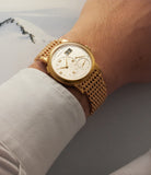 on the wrist A. Lange & Söhne Lange 1 151.021 Yellow Gold preowned watch at A Collected Man London