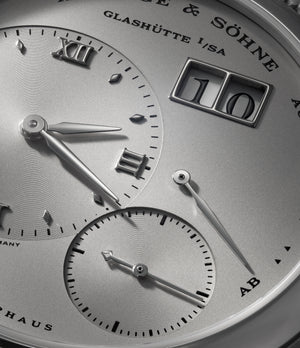 selling A. Lange & Söhne Lange 1 151.025 Platinum preowned watch at A Collected Man London