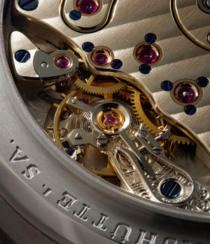 caseback A. Lange & Söhne Lange 1 151.025 Platinum preowned watch at A Collected Man London