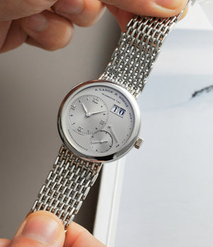 for sale A. Lange & Söhne Lange 1 151.025 Platinum preowned watch at A Collected Man London