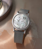 luxury rare pre-owned A. Lange & Söhne Lange 1 Soirée 110.029 White Gold preowned watch at A Collected Man London