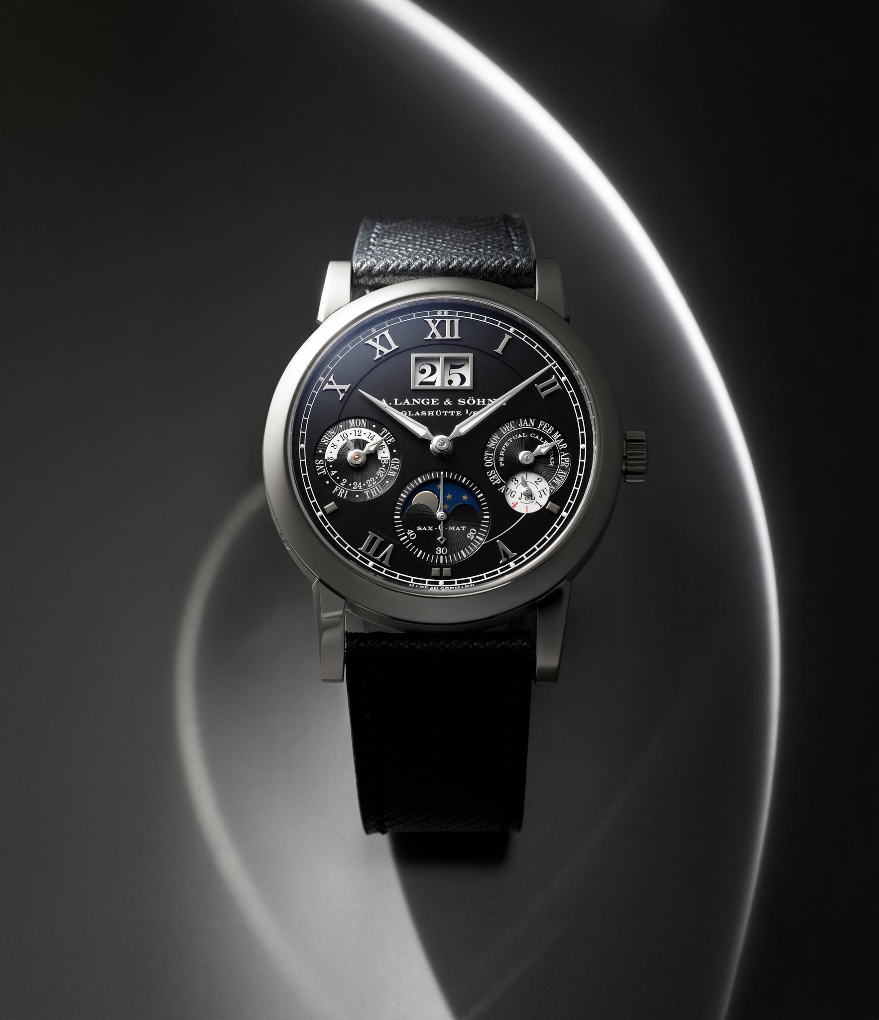 rare A. Lange & Söhne Langematik Perpetual 310.026 E White Gold preowned watch at A Collected Man London
