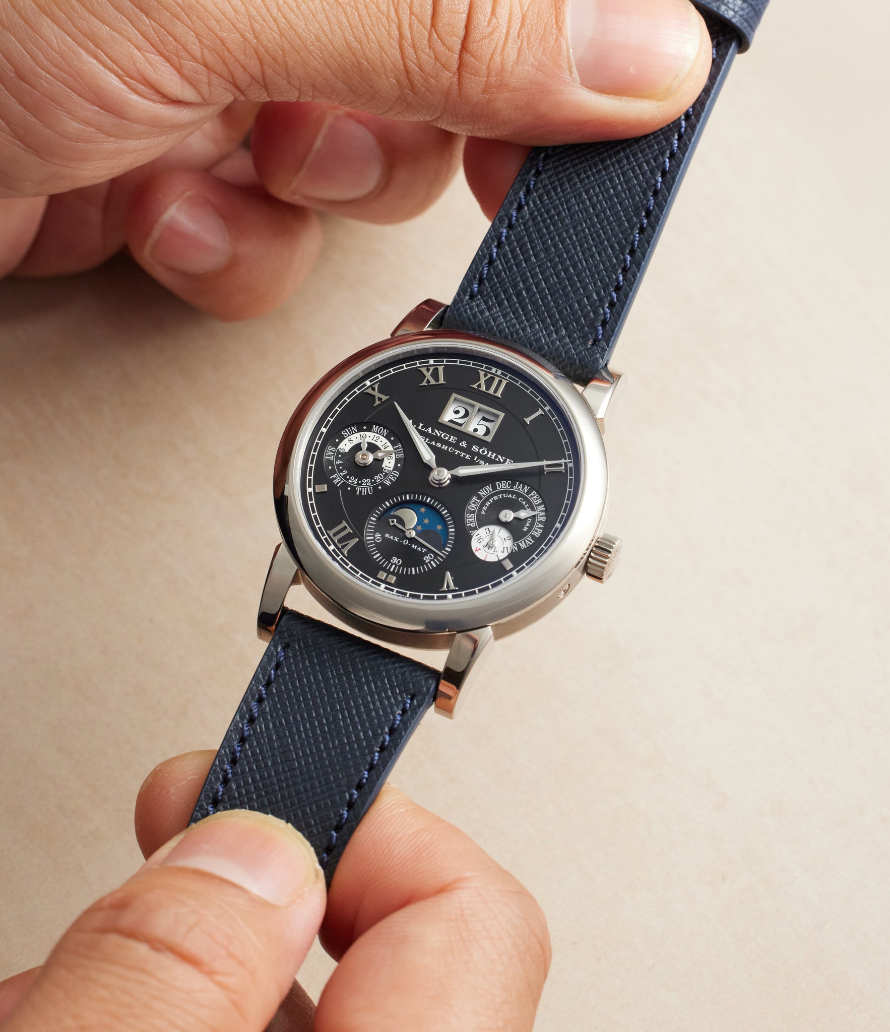 Langematik Perpetual 310.026 E A. Lange & Söhne White Gold preowned watch at A Collected Man London