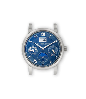 buy A. Lange & Söhne Langematik Perpetual Anniversary Edition 310.028 E / LSLS3103AG White Gold preowned watch at A Collected Man London