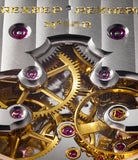 caseback Rexhep Rexhepi Chronomètre Contemporain II  Rose Gold preowned watch at A Collected Man London