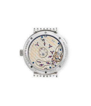caseback A. Lange & Söhne Lange 1 151.025 Platinum preowned watch at A Collected Man London