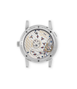 caseback A. Lange & Söhne Lange 1 “Soirée” Dubail Edition 110.049 White Gold preowned watch at A Collected Man London