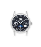 buy A. Lange & Söhne Langematik Perpetual 310.026 E White Gold preowned watch at A Collected Man London