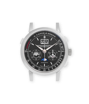 rare A. Lange & Söhne Datograph Perpetual Tourbillon 740.036FE Platinum preowned watch at A Collected Man London