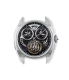 Tourbillon Chronographe Monopoussoir | Black Dial | Steel