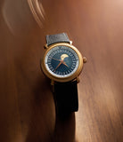 rare Andersen Genève Orbita Lunae  Yellow Gold preowned watch at A Collected Man London
