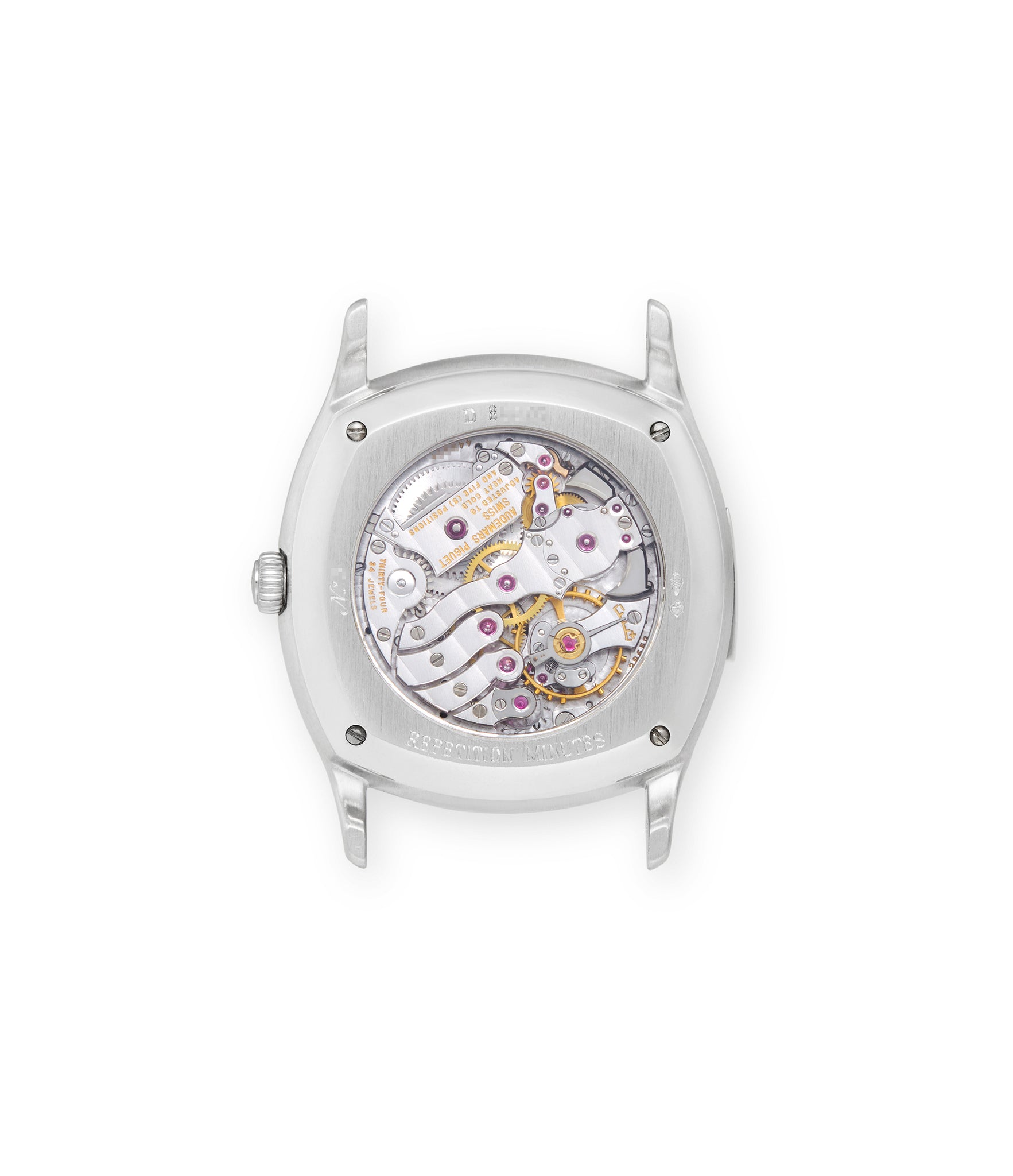 caseback Audemars Piguet Minute Repeater John Shaeffer 25839 Platinum preowned watch at A Collected Man London