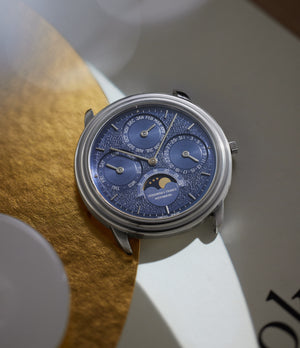 rare Audemars Piguet Quantième Perpétuel 25657/002 Platinum preowned watch at A Collected Man London