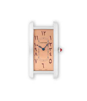 Cartier Tank Cintr e Salmon Dial Eastern Arabic watch Buy rare