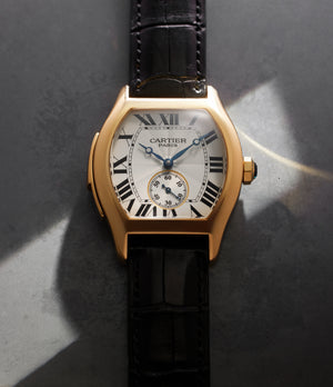 rare Cartier Tortue Minute Repeater 2610E Yellow Gold preowned watch at A Collected Man London
