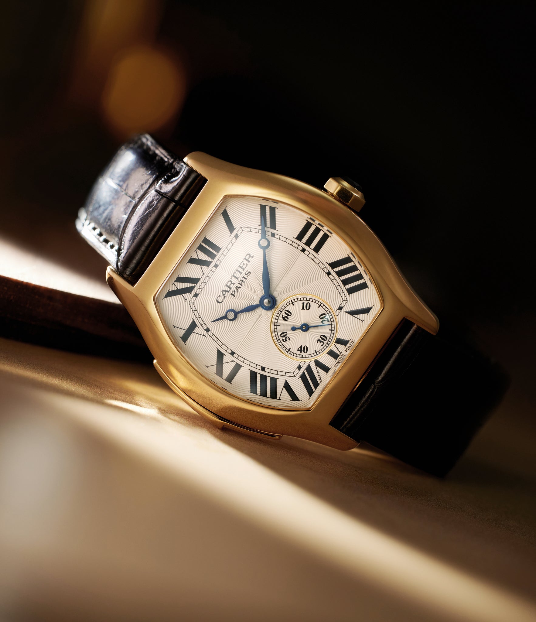 selling Cartier Tortue Minute Repeater 2610E Yellow Gold preowned watch at A Collected Man London