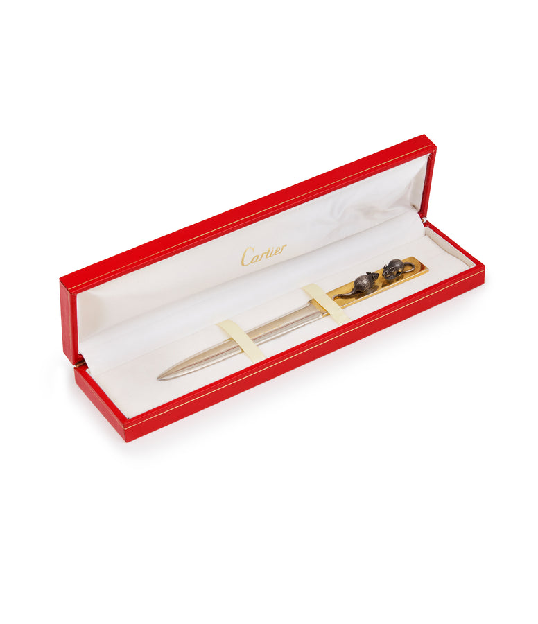 buy Cartier Letter Opener  Stainless Steel & Yellow Gold preowned watch at A Collected Man London