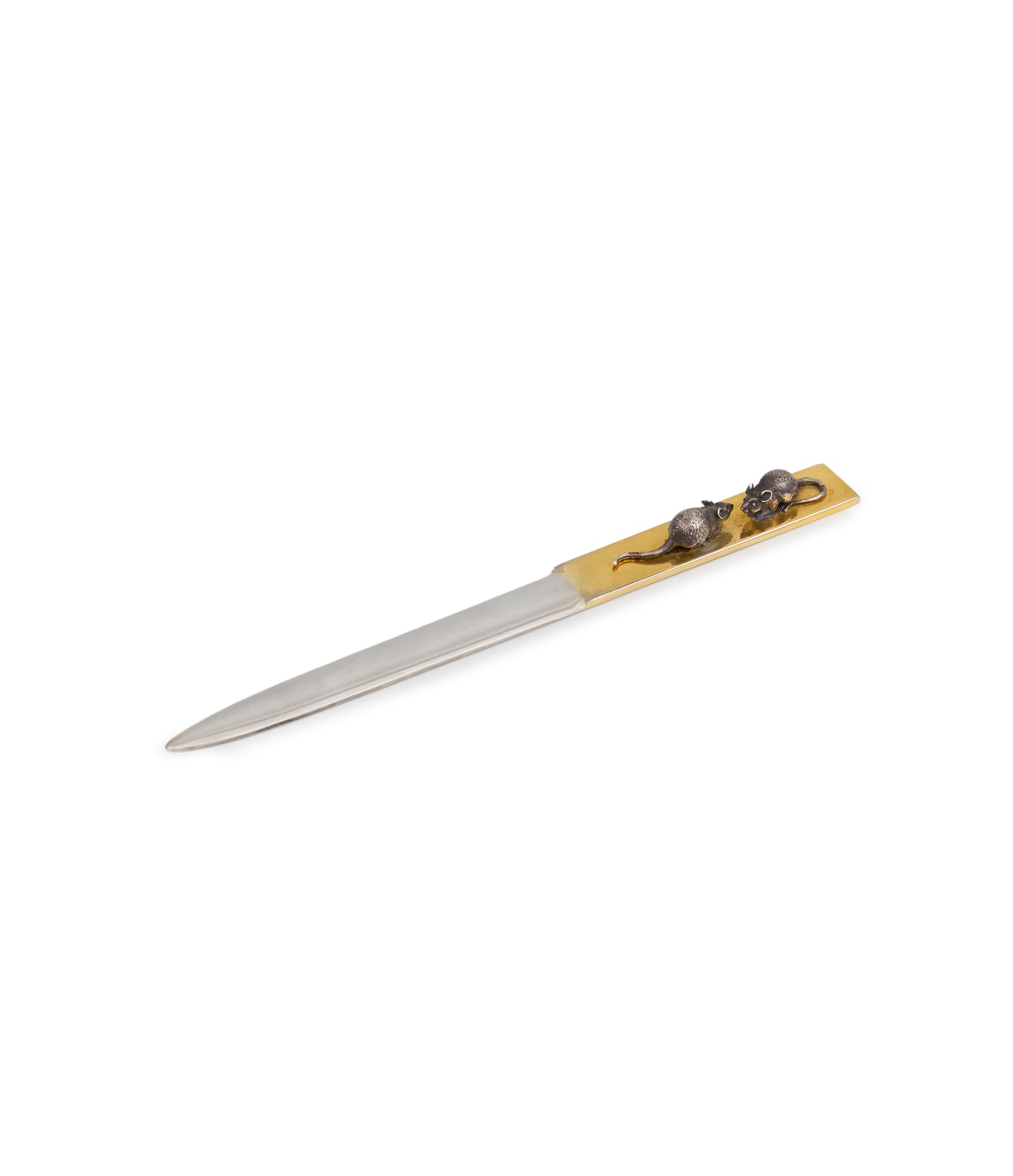 Cartier Letter Opener  Stainless Steel & Yellow Gold preowned watch at A Collected Man London