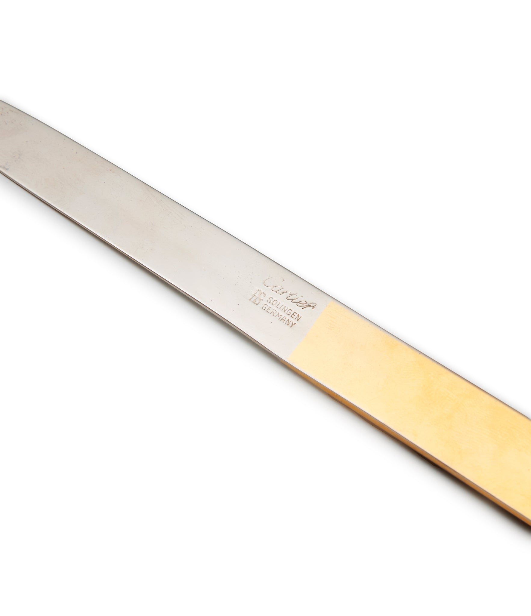 for sale Cartier Letter Opener  Stainless Steel & Yellow Gold preowned watch at A Collected Man London