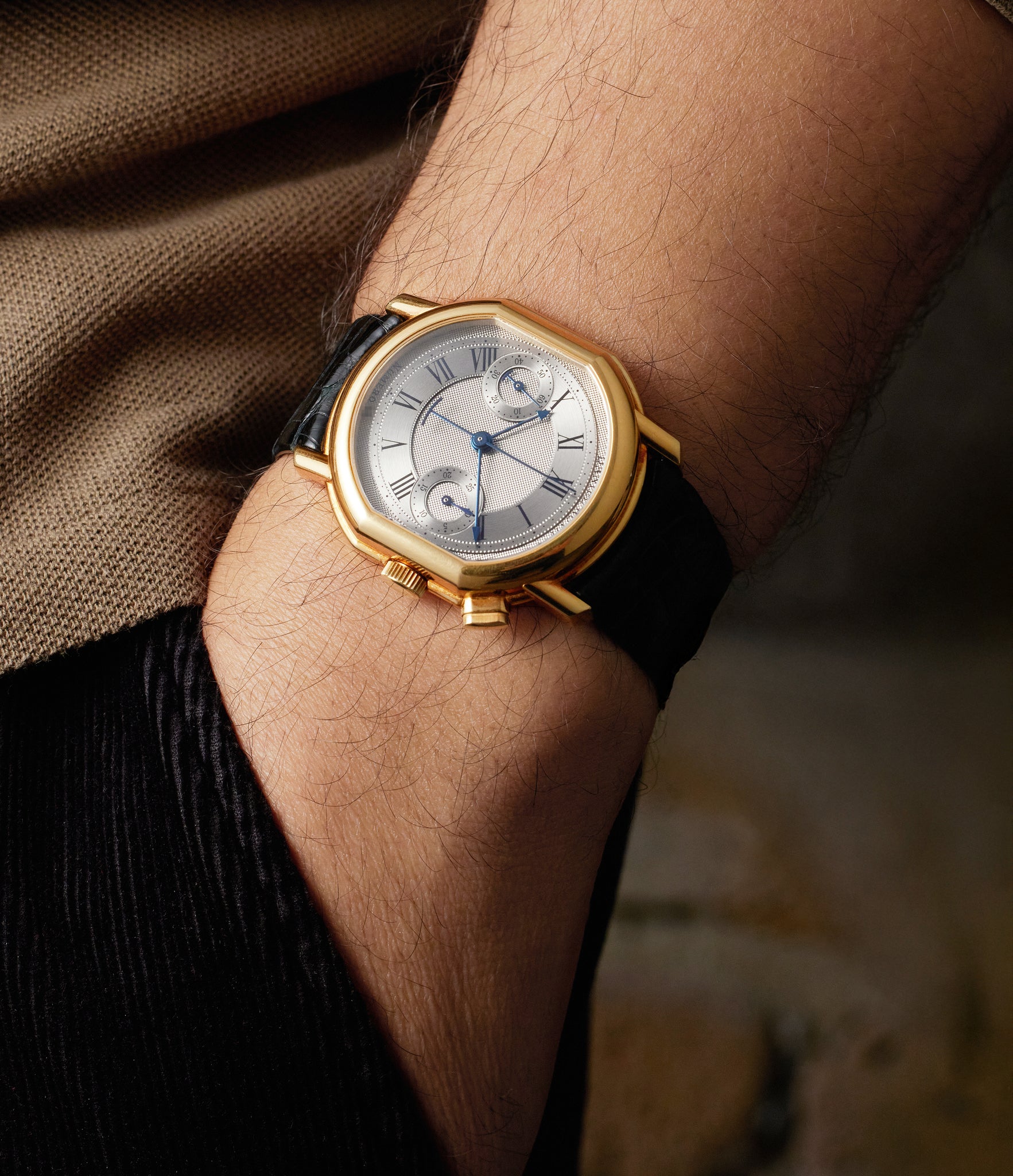 Chronograph Monopusher | Yellow Gold