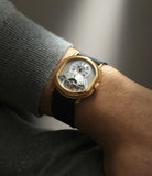 on the wrist Daniel Roth Double-Face Tourbillon ref. 187 Yellow Gold preowned watch at A Collected Man London