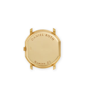 caseback collect Daniel Roth Extra Plat 2107BA Yellow Gold preowned watch at A Collected Man London