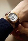 on the wrist Daniel Roth Papillon  Rose Gold preowned watch at A Collected Man London