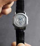 for sale Daniel Roth Retrograde  ref. 2127 Platinum preowned watch at A Collected Man London