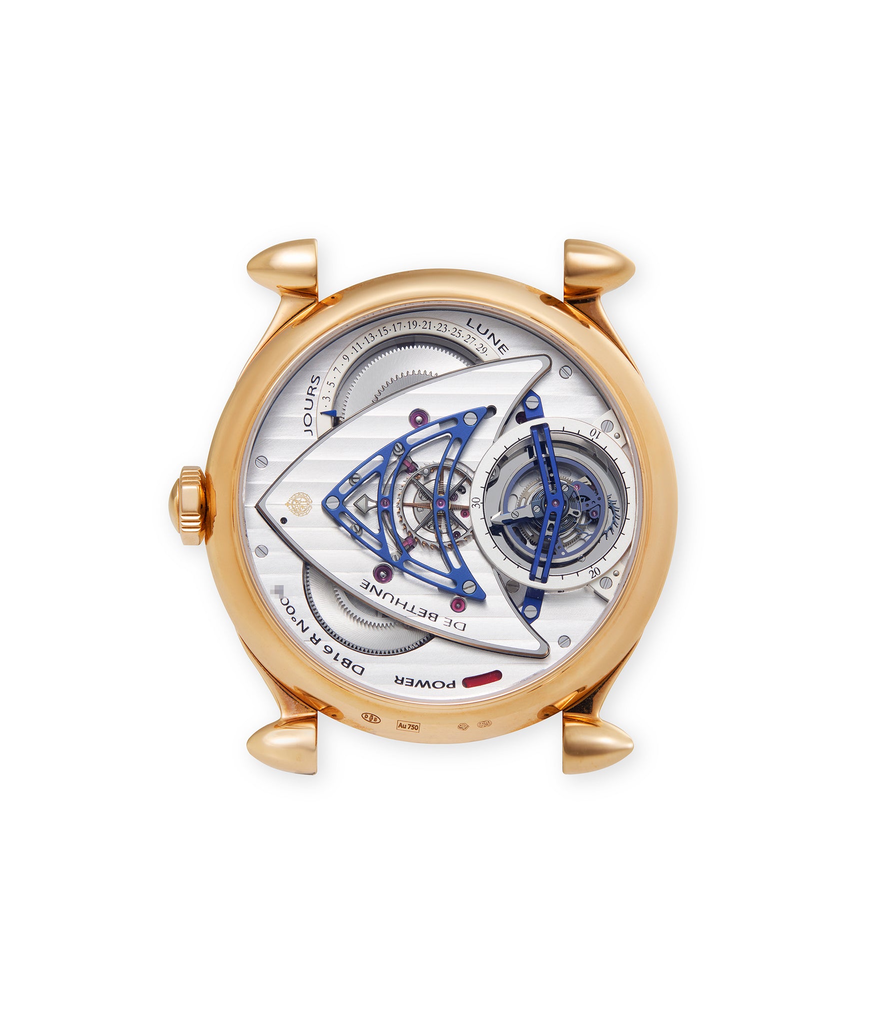 caseback De Bethune DB16R DB16RS1 Rose Gold preowned watch at A Collected Man London