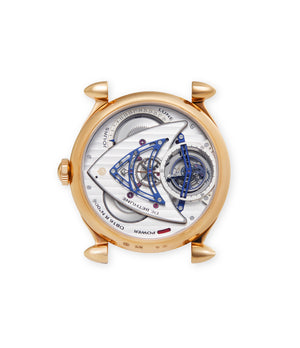 caseback De Bethune DB16R DB16RS1 Rose Gold preowned watch at A Collected Man London