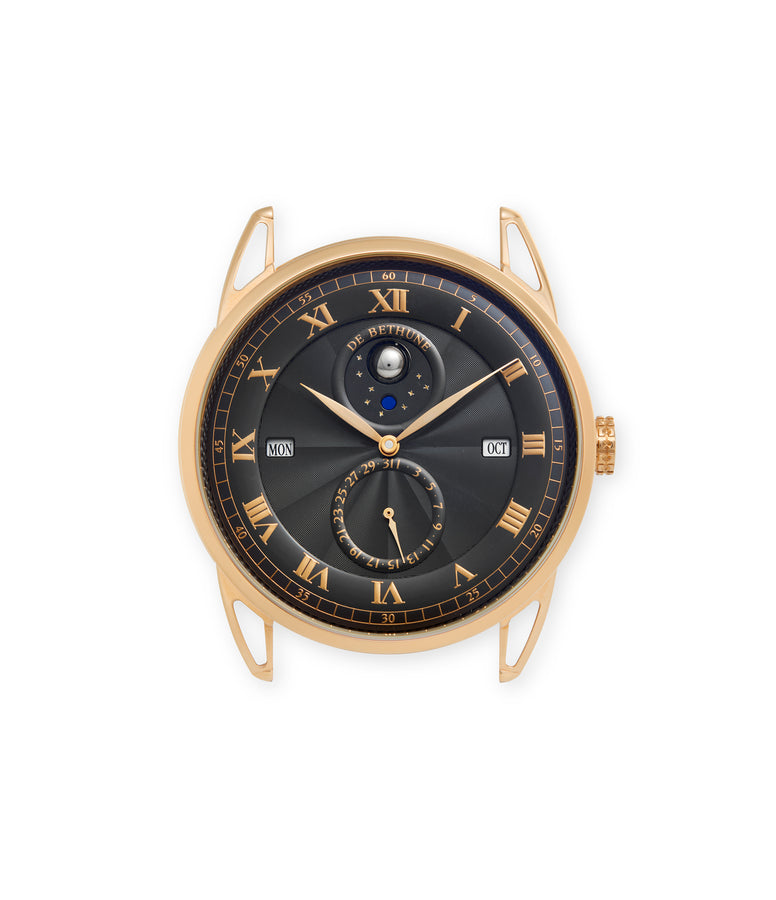 buy De Bethune DB25QP Perpetual Calendar DB25QPARS8R Rose Gold preowned watch at A Collected Man London