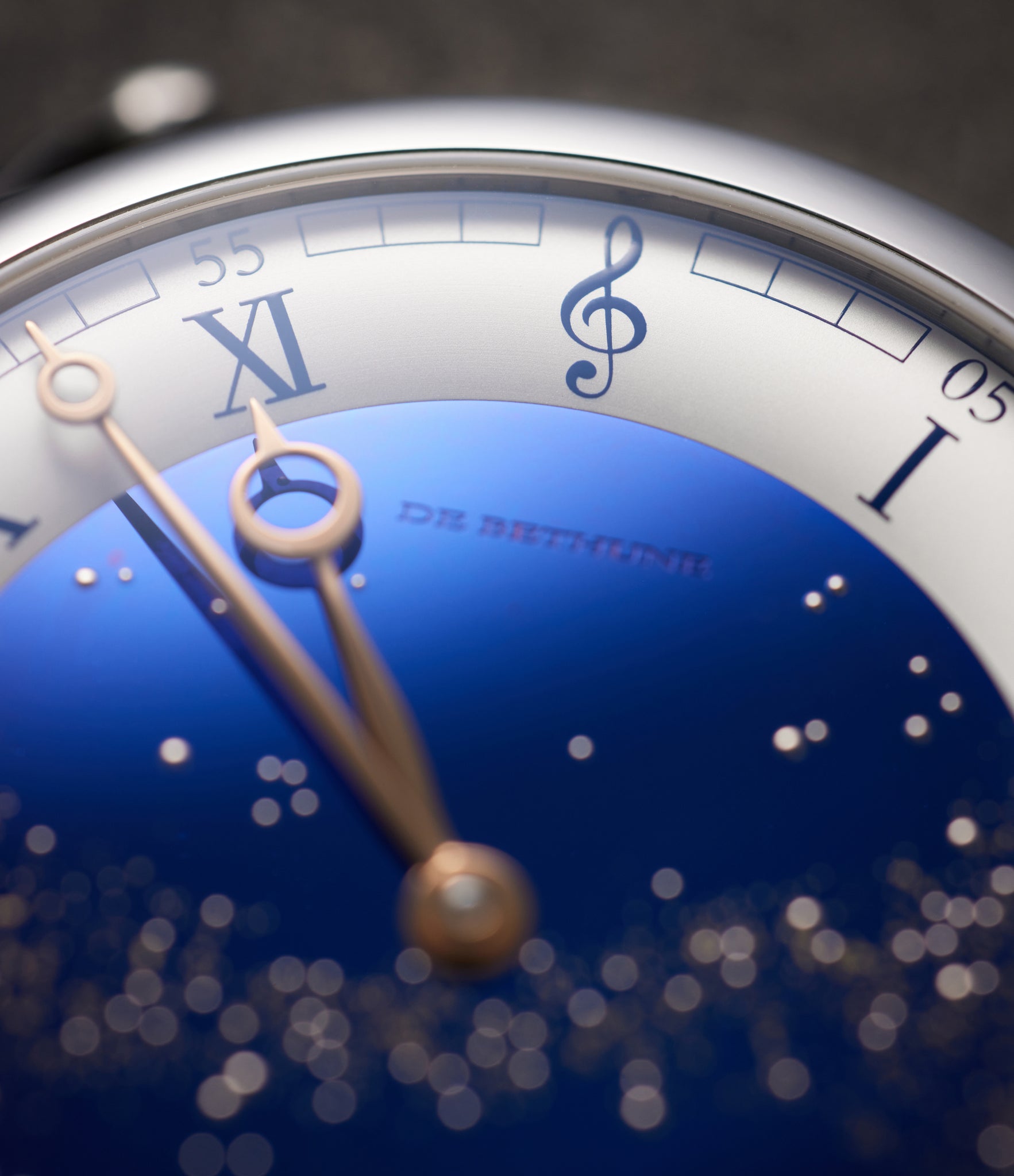 luxury rare pre-owned De Bethune Starry Varius Unique Piece CS228 Titanium preowned watch at A Collected Man London