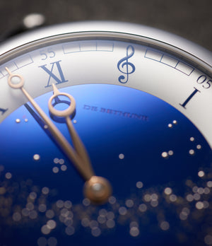 luxury rare pre-owned De Bethune Starry Varius Unique Piece CS228 Titanium preowned watch at A Collected Man London