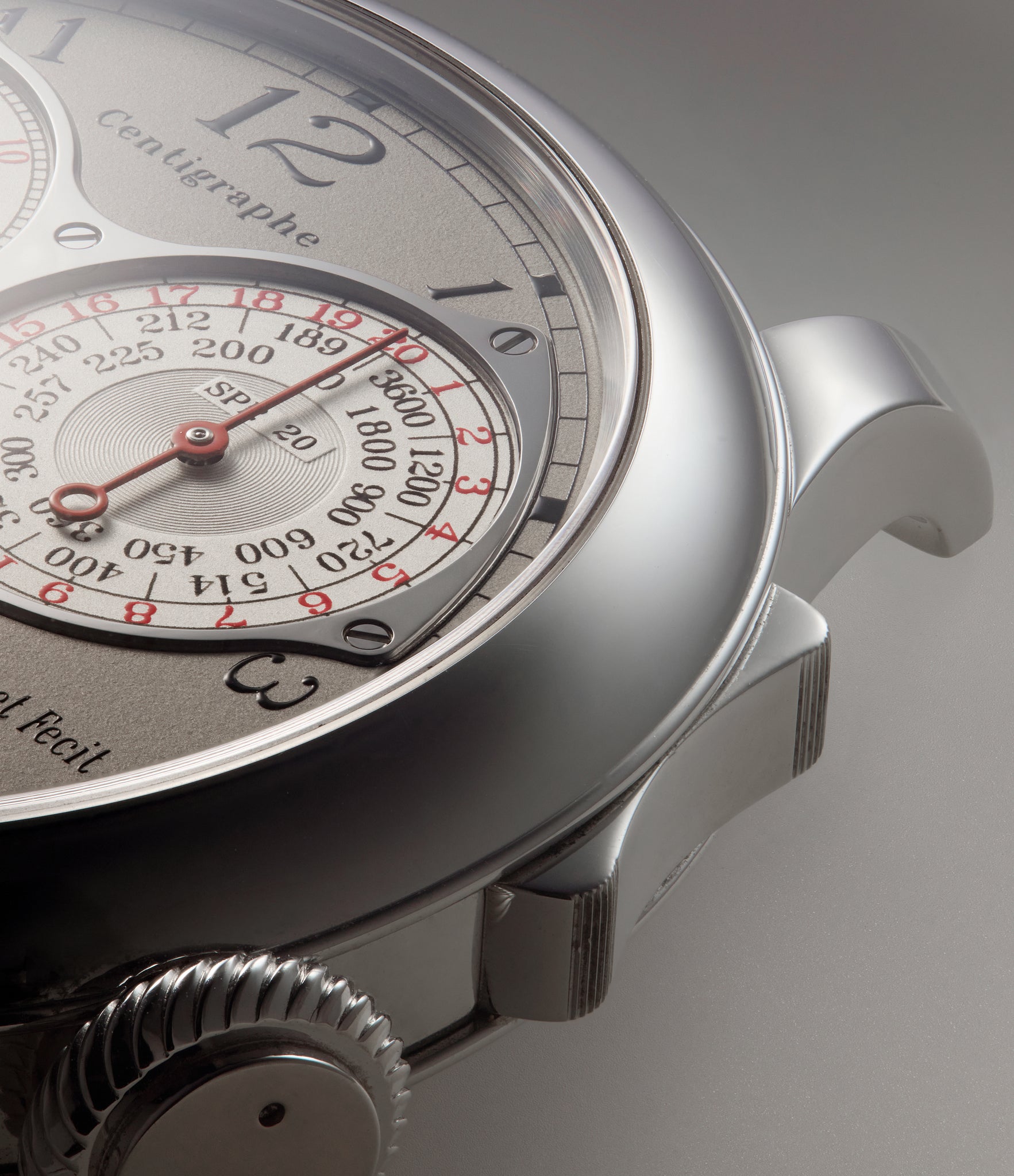 collect F. P. Journe Centigraphe Souverain  Platinum preowned watch at A Collected Man London
