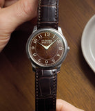 in hand Stainless Steel F. P. Journe Chronomètre Holland & Holland   preowned watch at A Collected Man London