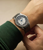 on the wrist F. P. Journe Chronomètre Souverain De Boulle  Platinum preowned watch at A Collected Man London