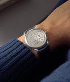 on the wrist F. P. Journe Octa Réserve de Marche A Platinum preowned watch at A Collected Man London