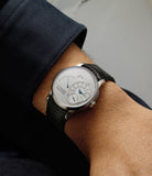 on the wrist F. P. Journe Octa Réserve de Marche  Platinum preowned watch at A Collected Man London